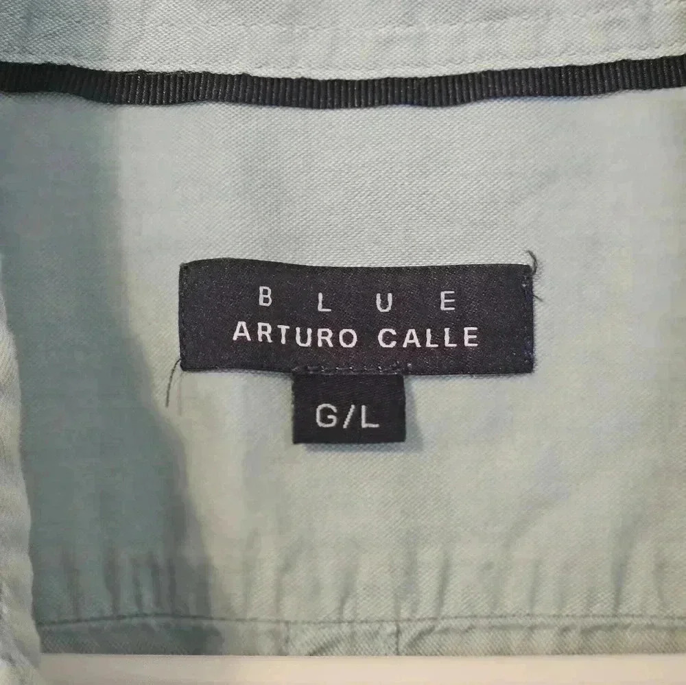 BLUE ARTURO CALLE 100% ALGOLODON EUC SIZE LARGE - Picture 5 of 8